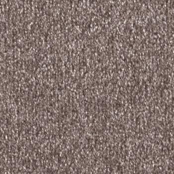 Draufsicht auf Vorwerk Celina 1Q18 rost Teppichboden mit Preisschild 79,95 €/m²